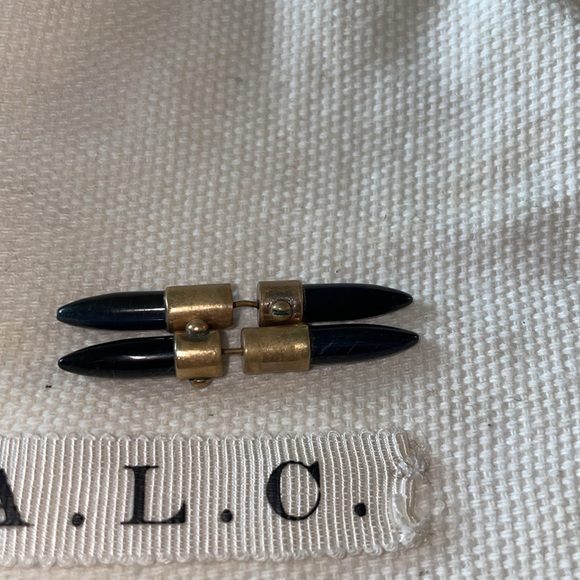 Double sided earrings. - Picture 2 of 3